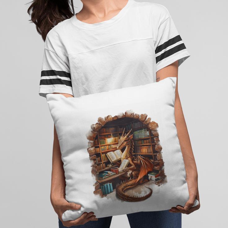 Fantasy Dragon Reading Book Lover Pillowcase