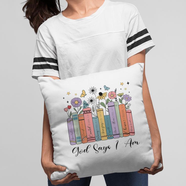 God Says I Am Floral Book Cute Christian Girl Teen Religious Pillowcase God Says I Am Floral Book Cute Christian Girl Teen Religious Pillowcase