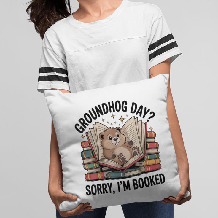 Groundhog Day Librarian Book Lover Reader Library Pillowcase