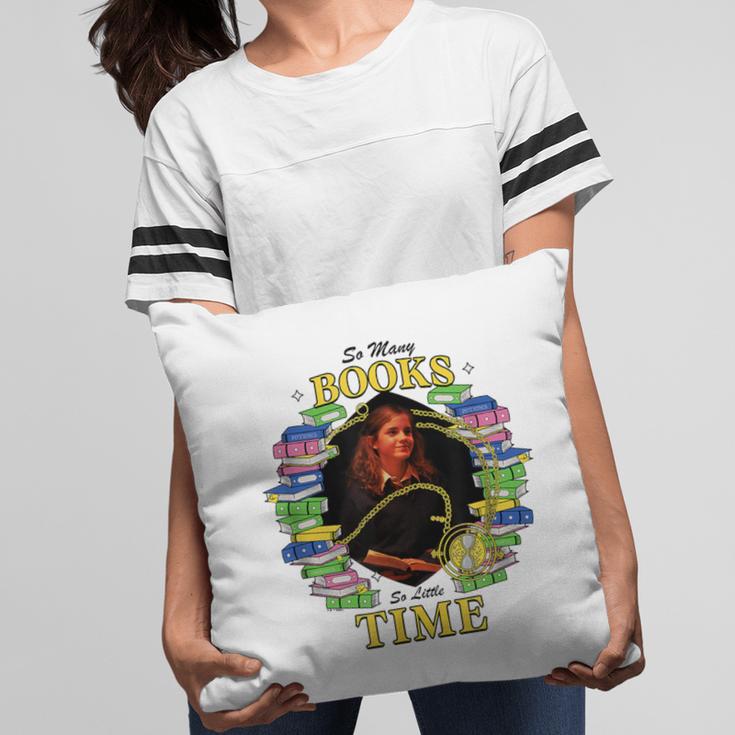 Harry Potter Hermione So Many Books So Little Time Portrait Pillowcase