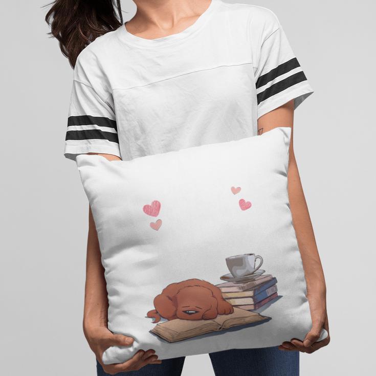 Just a Girl Who Loves Dogs Books Coffee T-Shirt Pillowcase Just a Girl Who Loves Dogs Books Coffee T-Shirt Pillowcase