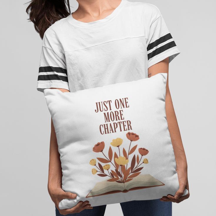 Just One More Chapter Book Lovers Floral Pillowcase Just One More Chapter Book Lovers Floral Pillowcase