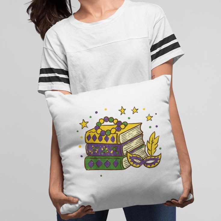 Mardi Gras Book Lover Reading Reader Men Women Kids Pillowcase Mardi Gras Book Lover Reading Reader Men Women Kids Pillowcase