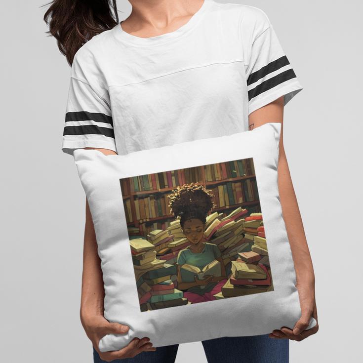 Melanin Afro Women Educated Reading Book History Girls Pillowcase