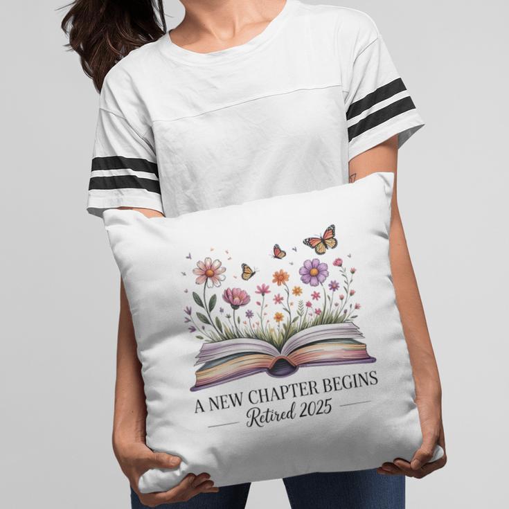 a New Chapter Begins Retired 2025 Floral Book Retirement Pillowcase a New Chapter Begins Retired 2025 Floral Book Retirement Pillowcase
