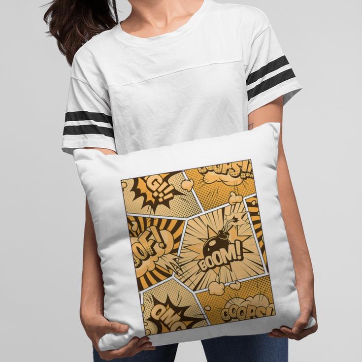 Orange Comic Book Orange Color Graphic Premium Tri-Blend Pillowcase