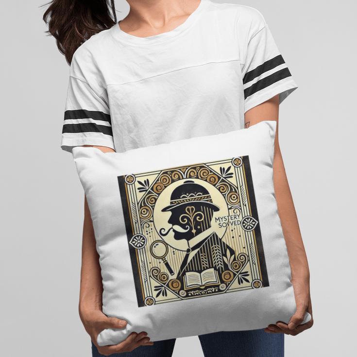 Poirot Mystery Books Vintage Detective Premium Tri-Blend Pillowcase