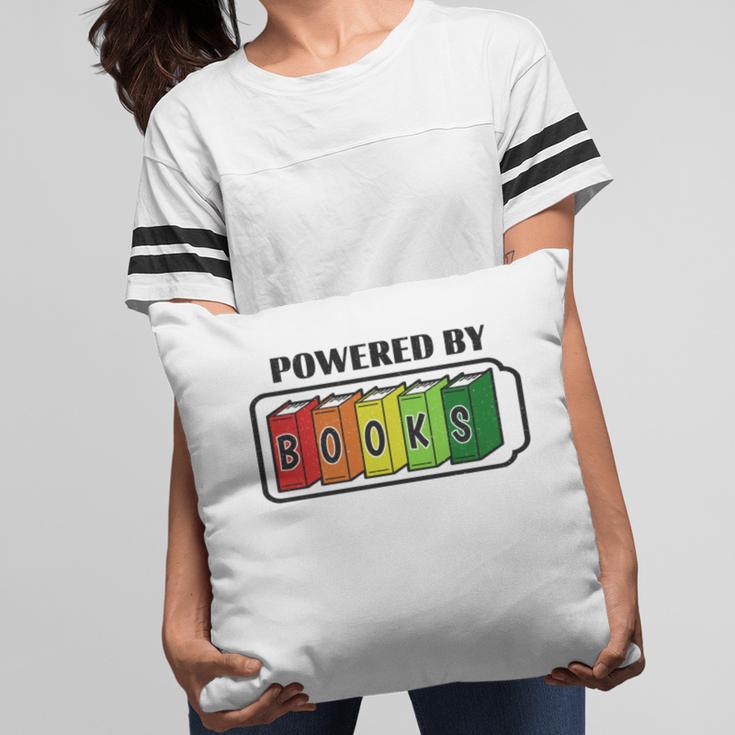 Powered By Books Bookworm Librarian Reading Pillowcase Powered By Books Bookworm Librarian Reading Pillowcase