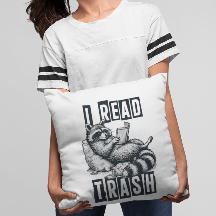Racoon Reading Spicy Smutty Book Booktok I Read Trashy Books Pillowcase