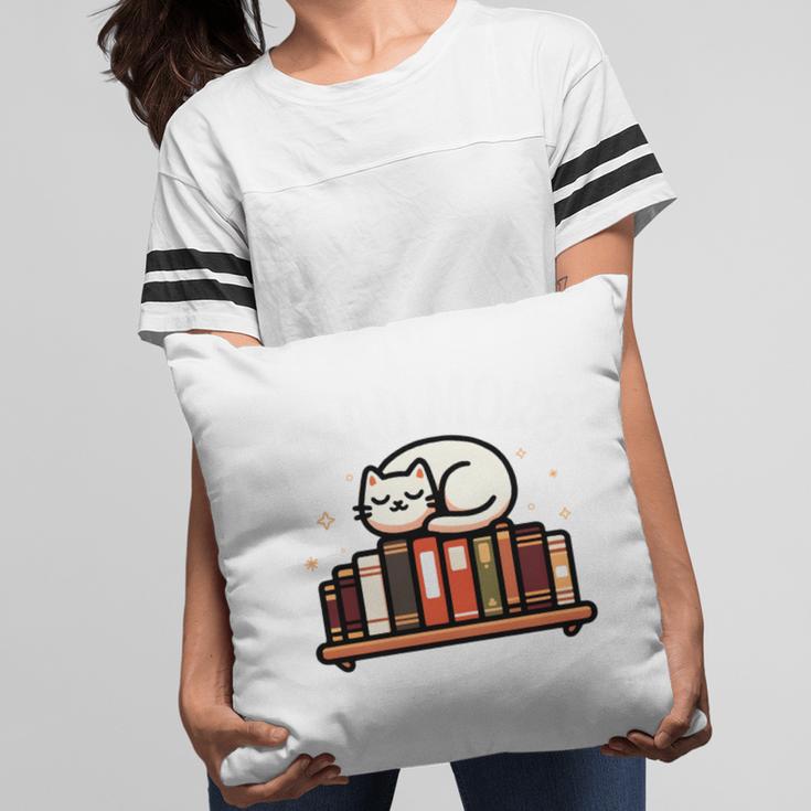 Read More Banned Books Reader Cat Lover Librarian Freedom Pillowcase