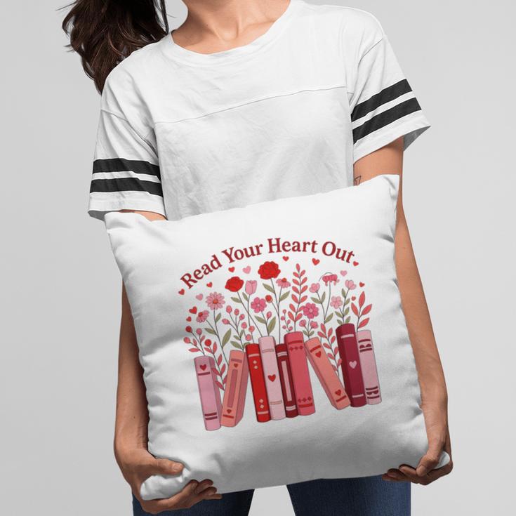 Read Your Heart Out Teacher Valentines Day Reading Book Pillowcase