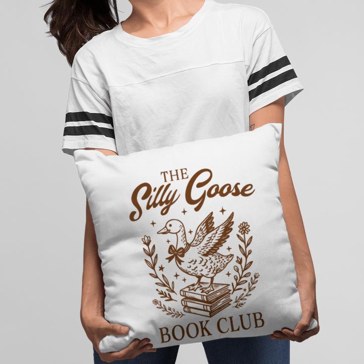 Reading Book Lover Bookish Librarian Silly Goose Book Club Pillowcase