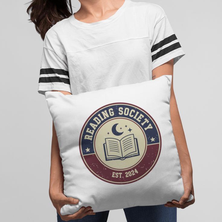 Reading Society Est 2024 Vintage Book Club Pillowcase Reading Society Est 2024 Vintage Book Club Pillowcase