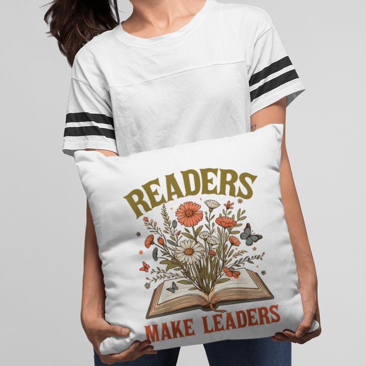 Reading Squad Book Lover Bookish Floral Readers Make Leaders Pillowcase