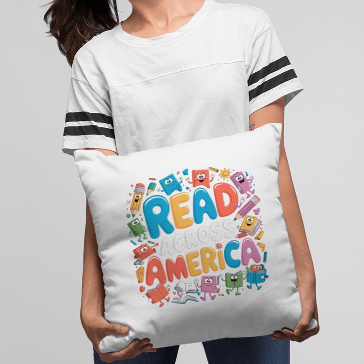 Reads Across Tee America Reading Teacher Books Reader Kids Pillowcase