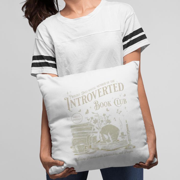 Retro Proud Anti Social Member Of Introverted Book Club Premium Tri-Blend Pillowcase