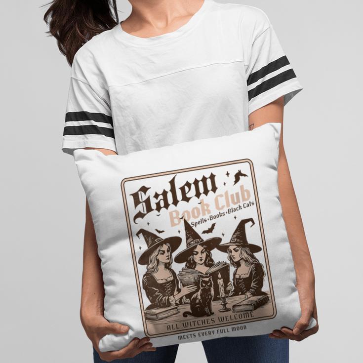 Salem Book Club Bookish Halloween Retro Salem Witch Book Pillowcase Salem Book Club Bookish Halloween Retro Salem Witch Book Pillowcase