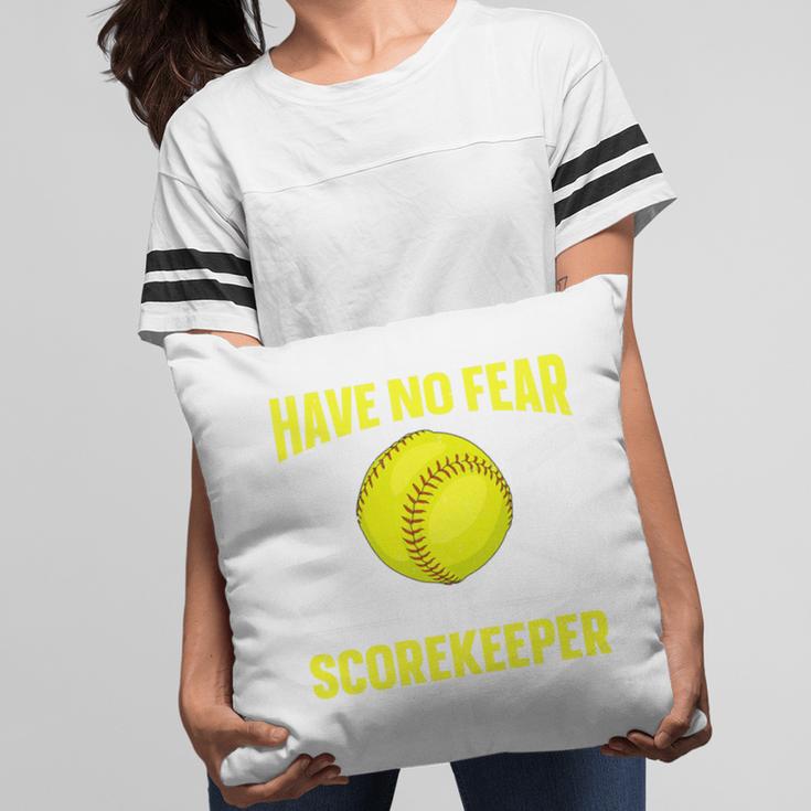 Softball Scorekeeper For a Score Book Keeper Premium Tri-Blend Pillowcase