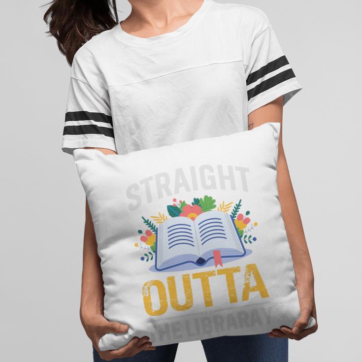 Straight Outta The Library Book Lover Men Women Premium Tri-Blend Pillowcase Straight Outta The Library Book Lover Men Women Premium Tri-Blend Pillowcase