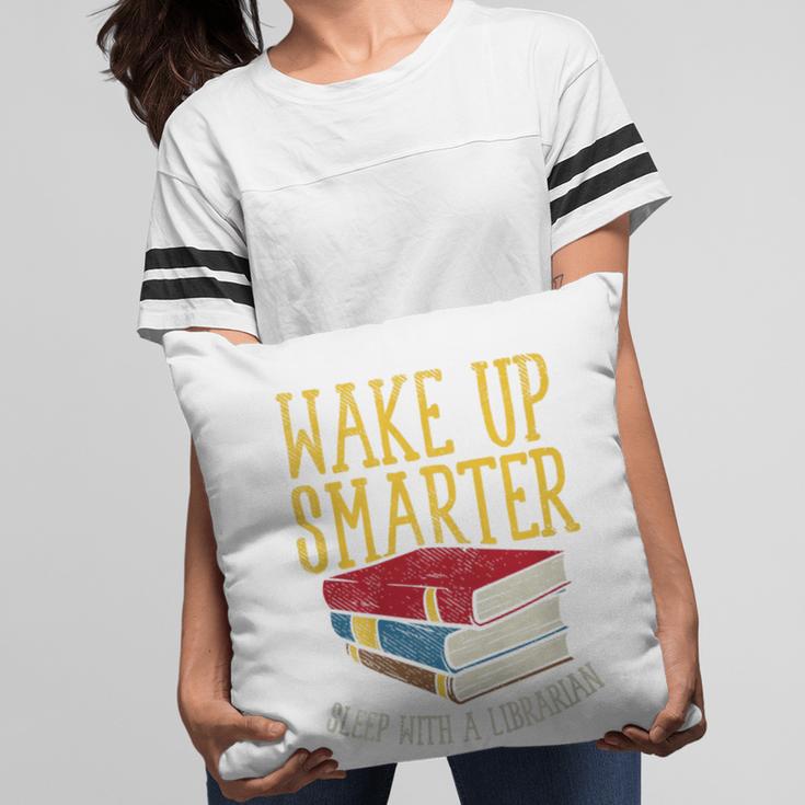 Wake Up Smarter Librarian Book Stack Premium Tri-Blend Pillowcase Wake Up Smarter Librarian Book Stack Premium Tri-Blend Pillowcase