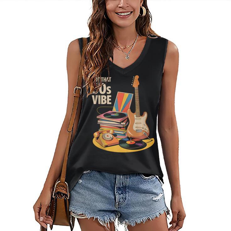 1960s 60s Reunion Nostalgia Memories Music School Grew Up Women's V-Neck Tank Top