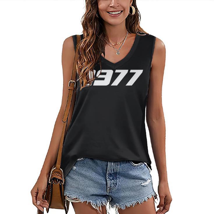 1977 Printed For 70's Birthdays Events Graduations T-Shirt Women's V-Neck Tank Top