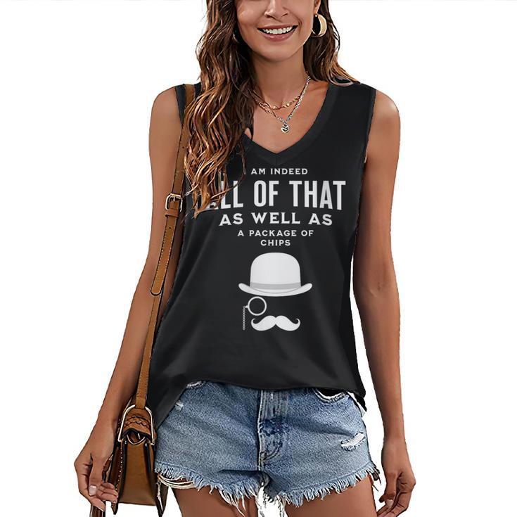 All Of That Bag Chips 1990s Nostalgia Saying British Women's V-Neck Tank Top
