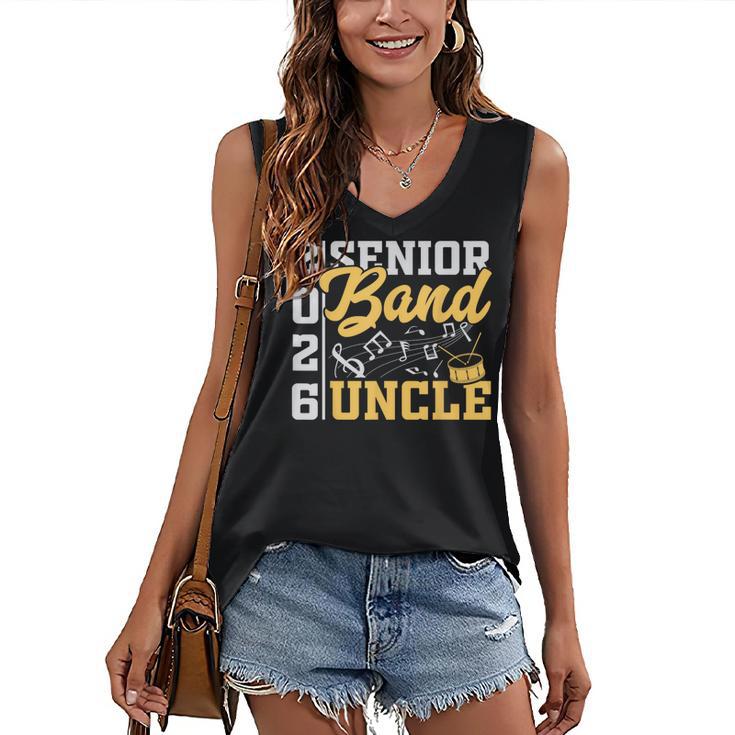 Band Senior Uncle Class Of 2026 Graduation Graduate Women's V-Neck Tank Top