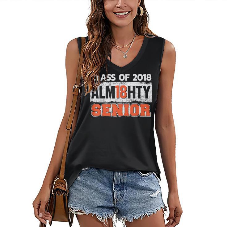 Class Of 2018 Alm18hty Senior 2018 Graduation T-Shirt Women's V-Neck Tank Top