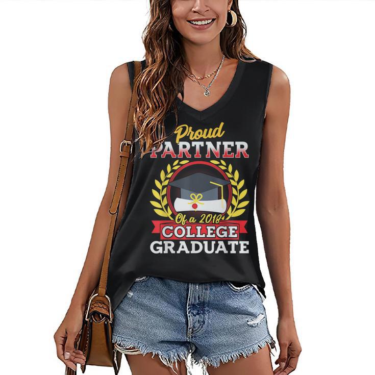 Class Of 2018 Graduation Tshirt For Partner Of Graduate Women's V-Neck Tank Top