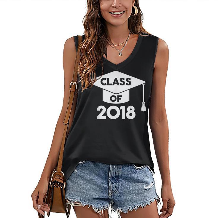 Class Of 2018 Senior T-Shirt Graduation Shirt Women's V-Neck Tank Top