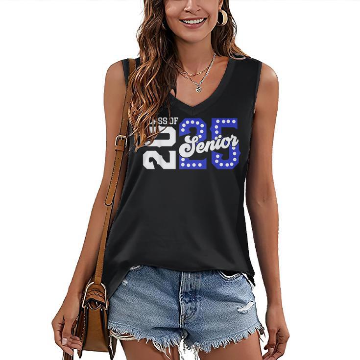 Class Of 2025 Senior 2025 Back To School Graduation Party Women's V-Neck Tank Top