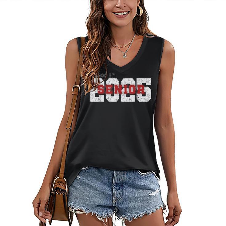 Class Of 2025 Senior Graduation 2025 And Red Women's V-Neck Tank Top