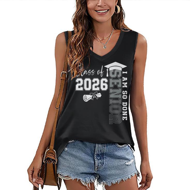 Class Of 2026 Senior 2026 Graduation Decoration Men Senior Women's V-Neck Tank Top