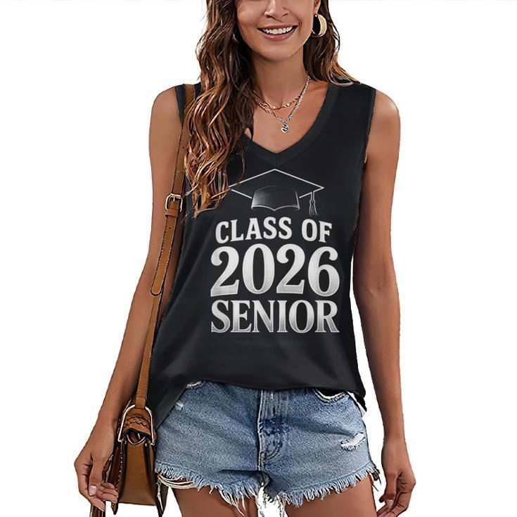 Class Of 2026 Senior Graduation School College Women's V-Neck Tank Top