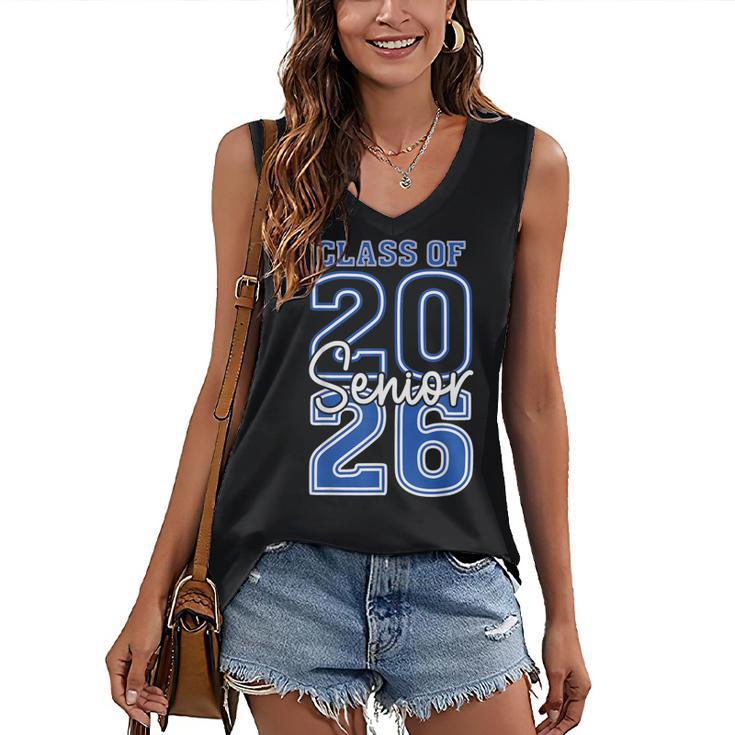 Class Of 2026 Senior Retro Graduation 2026 First Day Vintage Women's V-Neck Tank Top