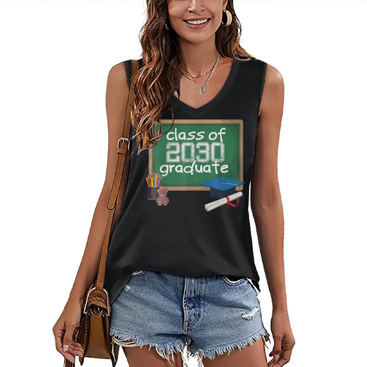 Class Of 2030 TShirt Kindergarten Graduation Tee 2018 Women's V-Neck Tank Top