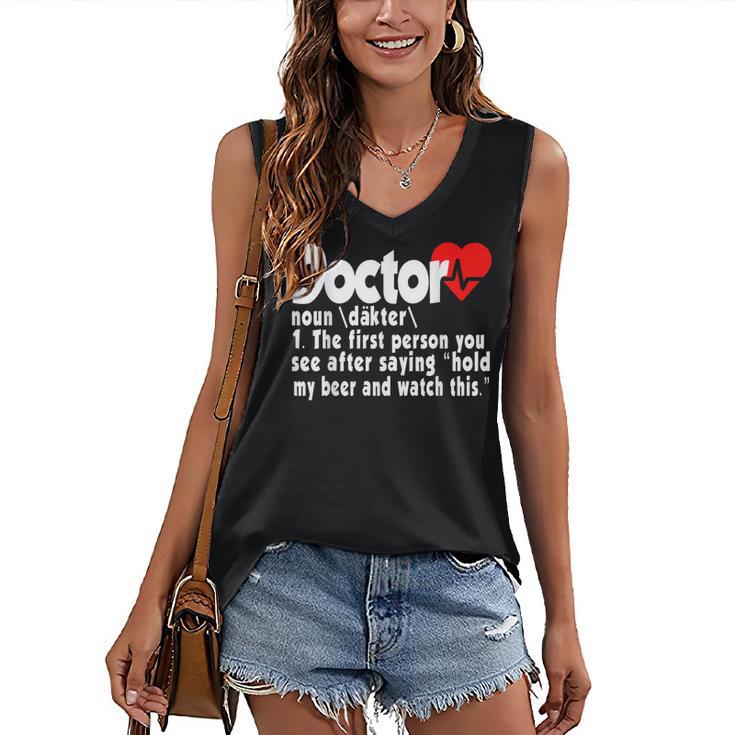 Doctor For Medical Med Student Graduation Women's V-Neck Tank Top
