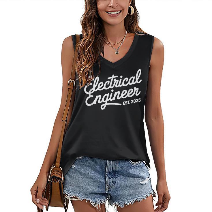 Electrical Engineer Graduation 2025 Engineering Graduate Women's V-Neck Tank Top