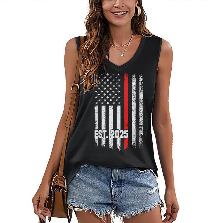 Fire Academy Survivor Firemen Fire School Graduation Women's V-Neck Tank Top