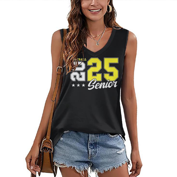 Football Senior Night Football Senior 2025 Graduation 55 Women's V-Neck Tank Top
