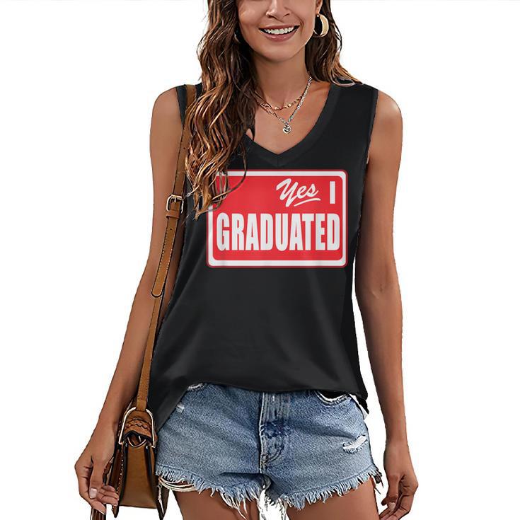 Graduate Class Of 2025 Senior Graduation End Of School Year Women's V-Neck Tank Top