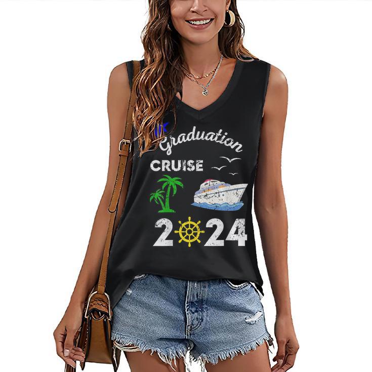 Graduation Cruise 2024 Ship Boat Vacation Summer Vacation Men Women Kids Women's V-Neck Tank Top