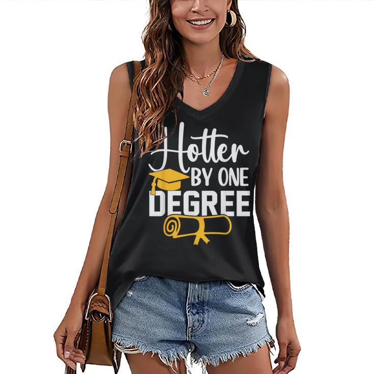 Hotter By One Degree Graduation 2025 Women's V-Neck Tank Top