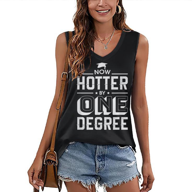 Now Hotter By One Degree Graduation Grade Student Women's V-Neck Tank Top