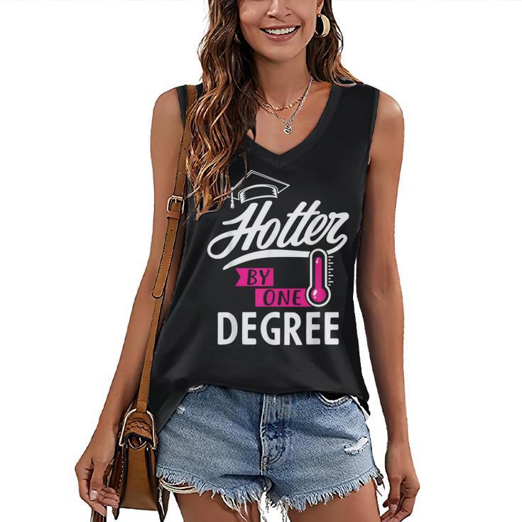 Hotter By One Degree Graduation Women's V-Neck Tank Top