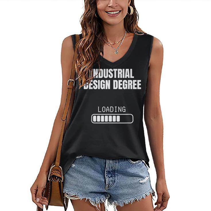 Industrial Degree Loading Student Graduation Women's V-Neck Tank Top