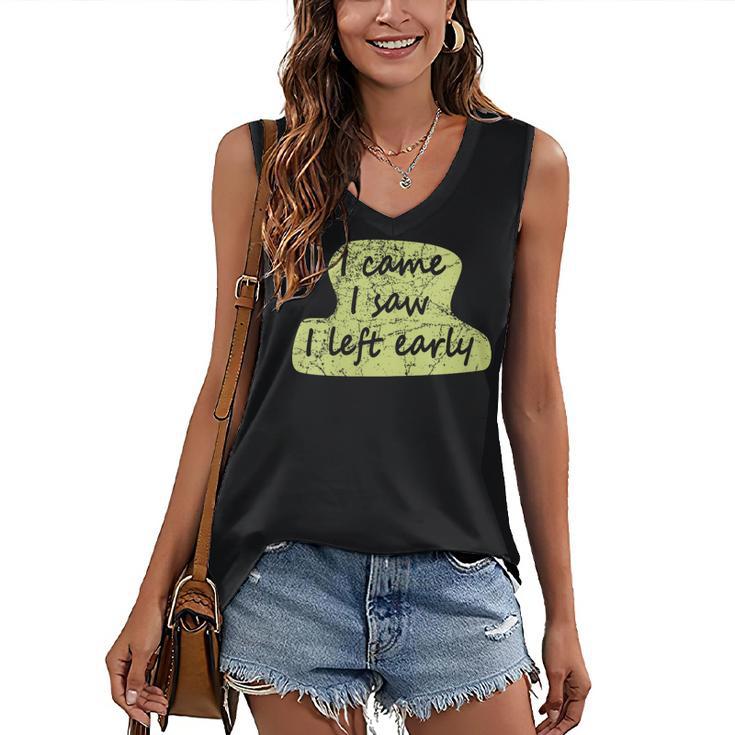 Introvert Shy Person Joke Anti-Social Quote Women's V-Neck Tank Top