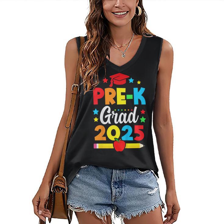 Kids Pre-K Grad 2025 Preschool Graduation 2025 Women's V-Neck Tank Top