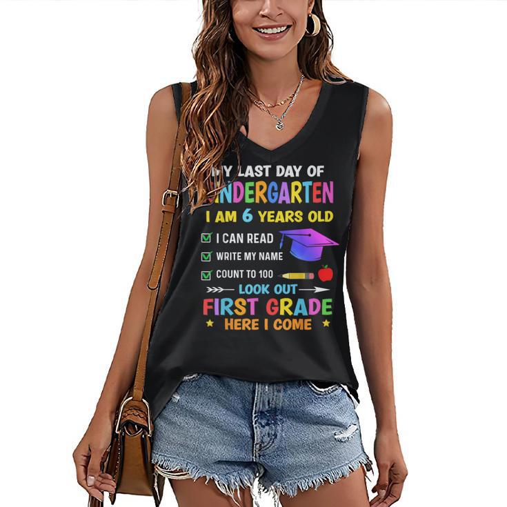 Last Days Of Kindergarten Graduation 2025 Graduate Boys Girl Women's V-Neck Tank Top